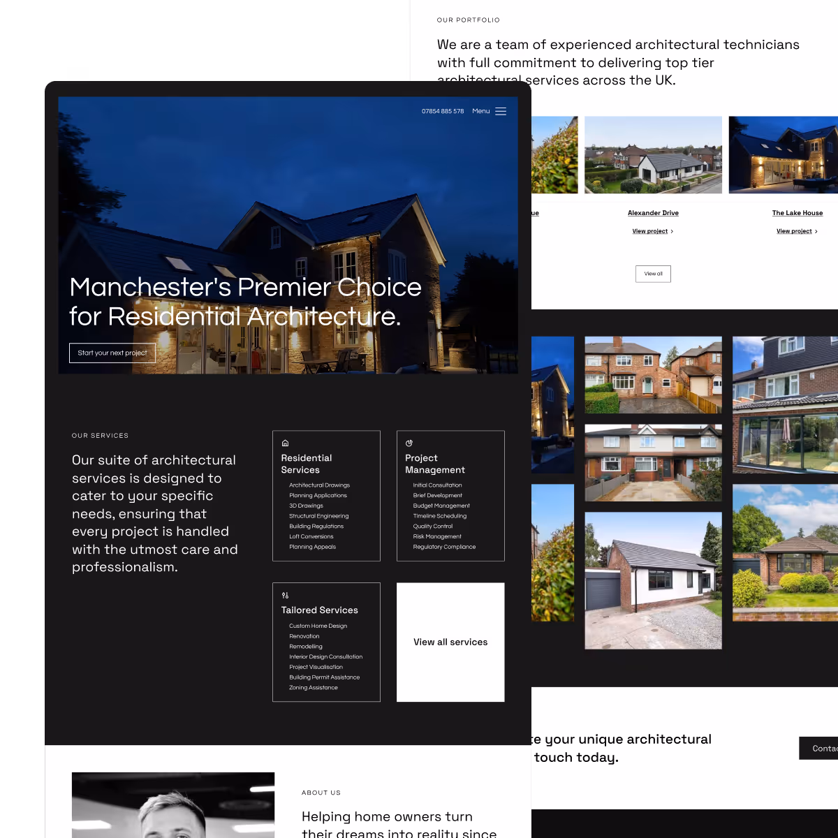Architecture frame design element